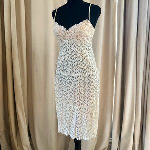 Vintage Y2K Cosabella Lace Midi Slip Dress